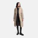 Navahoo Waldbummler Damen Herbst Winter Parka N107 Taupe Grey Größe XXXL - Gr. 46