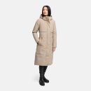 Navahoo Waldbummler Damen Herbst Winter Parka N107 Taupe Grey Größe XXXL - Gr. 46