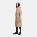 Navahoo Waldbummler Damen Herbst Winter Parka N107 Taupe Grey Größe XXXL - Gr. 46