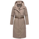 Navahoo Waldbummler Damen Herbst Winter Parka N107 Taupe Grey Größe XXXL - Gr. 46