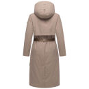 Navahoo Waldbummler Damen Herbst Winter Parka N107 Taupe Grey Größe XXXL - Gr. 46