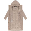 Navahoo Waldbummler Damen Herbst Winter Parka N107 Taupe Grey Größe XXXL - Gr. 46