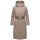 Navahoo Waldbummler Damen Herbst Winter Parka N107 Taupe Grey Größe XXXL - Gr. 46