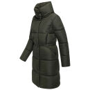 Navahoo Wolkenkuss Winter Steppjacke halblang N111 Dark Olive-Größe M - Gr. 38