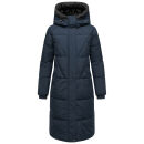 Marikko Yaskaa Damen Herbst Winter Parka Jacke N112 Navy Größe XL - Gr. 42
