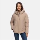 Marikoo Yeminaa Damen Herbst Winter Jacke N113 Taupe Grey Größe M - Gr. 38