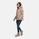 Marikoo Yeminaa Damen Herbst Winter Jacke N113 Taupe Grey Größe M - Gr. 38