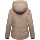 Marikoo Yeminaa Damen Herbst Winter Jacke N113 Taupe Grey Größe M - Gr. 38