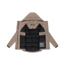 Marikoo Yeminaa Damen Herbst Winter Jacke N113 Taupe Grey Größe M - Gr. 38