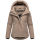 Marikoo Yeminaa Damen Herbst Winter Jacke N113 Taupe Grey Größe M - Gr. 38