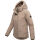 Marikoo Yeminaa Damen Herbst Winter Jacke N113 Taupe Grey Größe M - Gr. 38