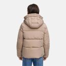 Navahoo Zauberlicht Damen Herbst Winter kurz Steppjacke N115 Taupe Grey Größe XL - Gr. 42