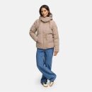 Navahoo Zauberlicht Damen Herbst Winter Steppjacke N115 Taupe Grey Größe XL - Gr. 42