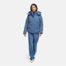 Navahoo Zauberlicht Damen Herbst Winter kurz Steppjacke N115 Dusty Blue Größe XL - Gr. 42