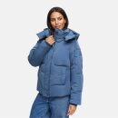 Navahoo Zauberlicht Damen Herbst Winter kurz Steppjacke N115 Dusty Blue Größe XL - Gr. 42