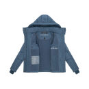 Navahoo Zauberlicht Damen Herbst Winter kurz Steppjacke N115 Dusty Blue Größe XL - Gr. 42
