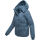 Navahoo Zauberlicht Damen Herbst Winter kurz Steppjacke N115 Dusty Blue Größe XL - Gr. 42