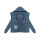 Navahoo Zauberlicht Damen Herbst Winter kurz Steppjacke N115 Dusty Blue Größe XL - Gr. 42