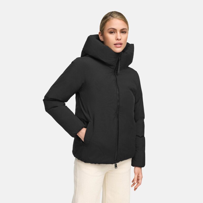 Navahoo Blütenlicht Damen Herbst Winter Jacke  N056 Schwarz Größe XXXXL - Gr.48