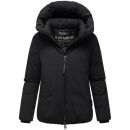 Navahoo Blütenlicht Damen Herbst Winter Jacke  N056 Schwarz Größe XXXXL - Gr.48