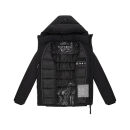 Navahoo Blütenlicht Damen Herbst Winter Jacke  N056 Schwarz Größe XXXXL - Gr.48
