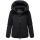 Navahoo Blütenlicht Damen Herbst Winter Jacke  N056 Schwarz Größe XXXXL - Gr.48