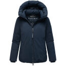 Navahoo Blütenlicht Damen Herbst Winter Jacke  N056 Navy Größe XXXL - Gr.46