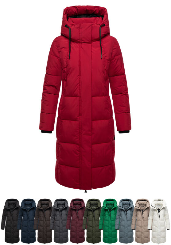 MARIKOO Damen Winterjacke Mit Kapuze – 5 Taschen, Fleecefutter, Warm & Leicht (Größen XS-3XL)