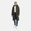 Marikoo Chumanii Damen Herbst Winter Steppmantel Parka lang N057 DarkOlive Größe XXXL - Gr.46