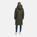 Marikoo Chumanii Damen Herbst Winter Steppmantel Parka lang N057 DarkOlive Größe XXXL - Gr.46