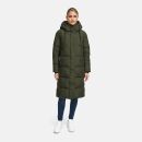 Marikoo Chumanii Damen Herbst Winter Steppmantel Parka lang N057 DarkOlive Größe XXXL - Gr.46