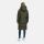 Marikoo Chumanii Damen Herbst Winter Steppmantel Parka lang N057 DarkOlive Größe XXXL - Gr.46