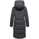 Marikoo Chumanii Damen Herbst Winter Steppmantel Parka lang N057 Anthracite Größe XS - Gr.34