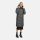 Marikoo Chumanii Damen Herbst Winter Steppmantel Parka lang N057 Anthracite Größe XS - Gr.34