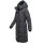 Marikoo Chumanii Damen Herbst Winter Steppmantel Parka lang N057 Anthracite Größe XS - Gr.34