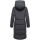 Marikoo Chumanii Damen Herbst Winter Steppmantel Parka lang N057 Anthracite Größe XS - Gr.34