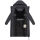Marikoo Chumanii Damen Herbst Winter Steppmantel Parka lang N057 Anthracite Größe XS - Gr.34