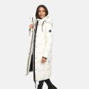 Marikoo Chumanii Damen Herbst Winter Steppmantel Parka lang N057 Offwhite Größe S - Gr.36