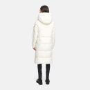 Marikoo Chumanii Damen Herbst Winter Steppmantel Parka lang N057 Offwhite Größe S - Gr.36