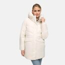Marikoo Delilah Damen Herbst Winter Steppjacke N058 Cream-Größe S - Gr. 36