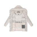 Marikoo Delilah Damen Herbst Winter Steppjacke N058 Cream-Größe S - Gr. 36