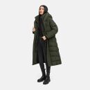 Navahoo Engelsfeder Damen Winter Parka Steppmantel N064 DarkOlive Größe M - Gr.38