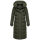 Navahoo Engelsfeder Damen Winter Parka Steppmantel N064 DarkOlive Größe M - Gr.38
