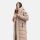 Navahoo Engelsfeder Damen Winter Parka Steppmantel N064 TaupeGrey Größe L - Gr.40