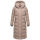 Navahoo Engelsfeder Damen Winter Parka Steppmantel N064 TaupeGrey Größe L - Gr.40