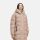 Navahoo Engelsfeder Damen Winter Parka Steppmantel N064 TaupeGrey Größe XL - Gr.42