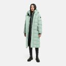 Navahoo Engelsfeder Damen Winter Parka Steppmantel N064 SmokeyMint Größe S - Gr.36
