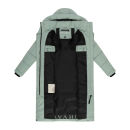 Navahoo Engelsfeder Damen Winter Parka Steppmantel N064 SmokeyMint Größe S - Gr.36