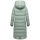 Navahoo Engelsfeder Damen Winter Parka Steppmantel N064 SmokeyMint Größe S - Gr.36