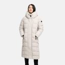 Navahoo Engelsfeder Damen Winter Parka Steppmantel N064 Bone Größe S - Gr.36